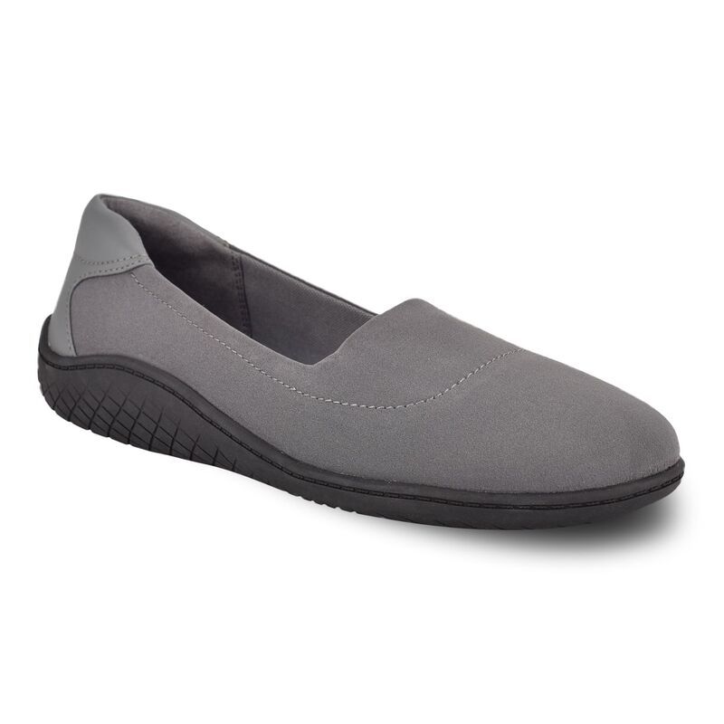 イージースピリット レディース シューズ サンダル A ライン Easy Spirit Gift Womens ALine Stretch Comfort Flats Gray グレー