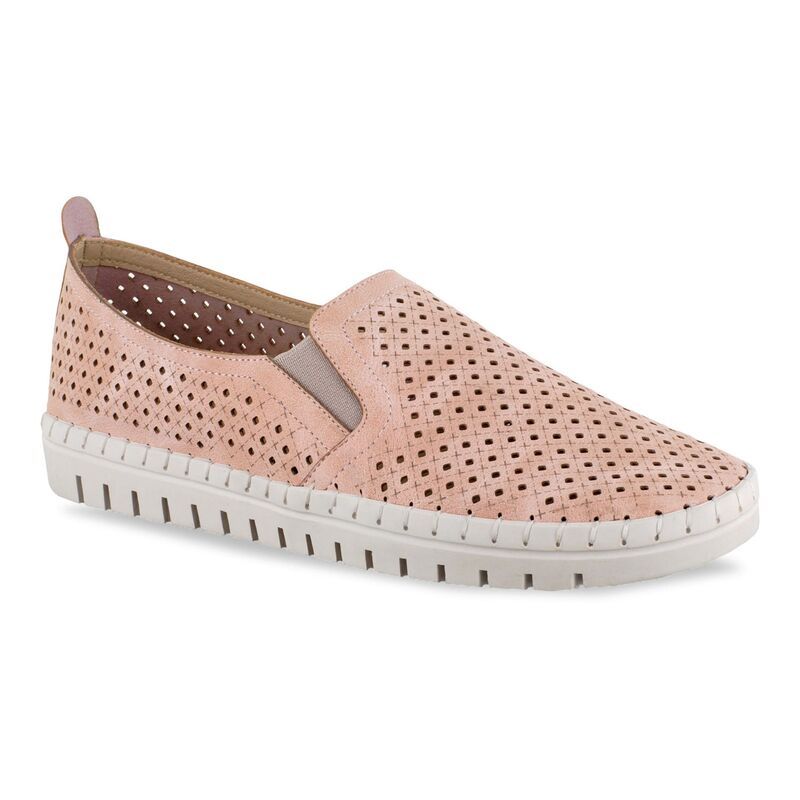 イージーストリート レディース シューズ サンダル スニーカー Easy Street Fresh WomenslipOn Sneakers Blush ブラッシュ