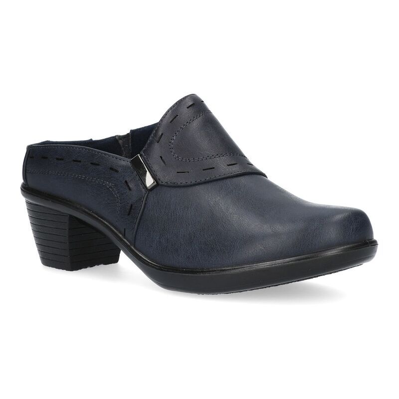 イージーストリート レディース シューズ サンダル Easy Street Cynthia Womens Mules Navy ネイビー
