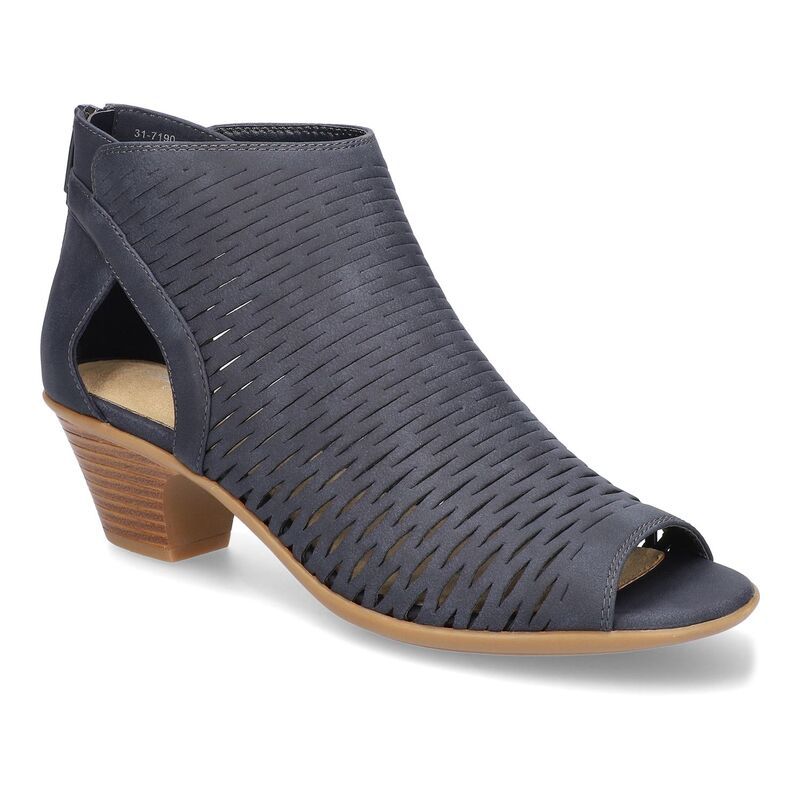 イージーストリート レディース シューズ パンプス サンダル ヒール Easy Street Sunrise Womens Heeled Sandals Navy ネイビー