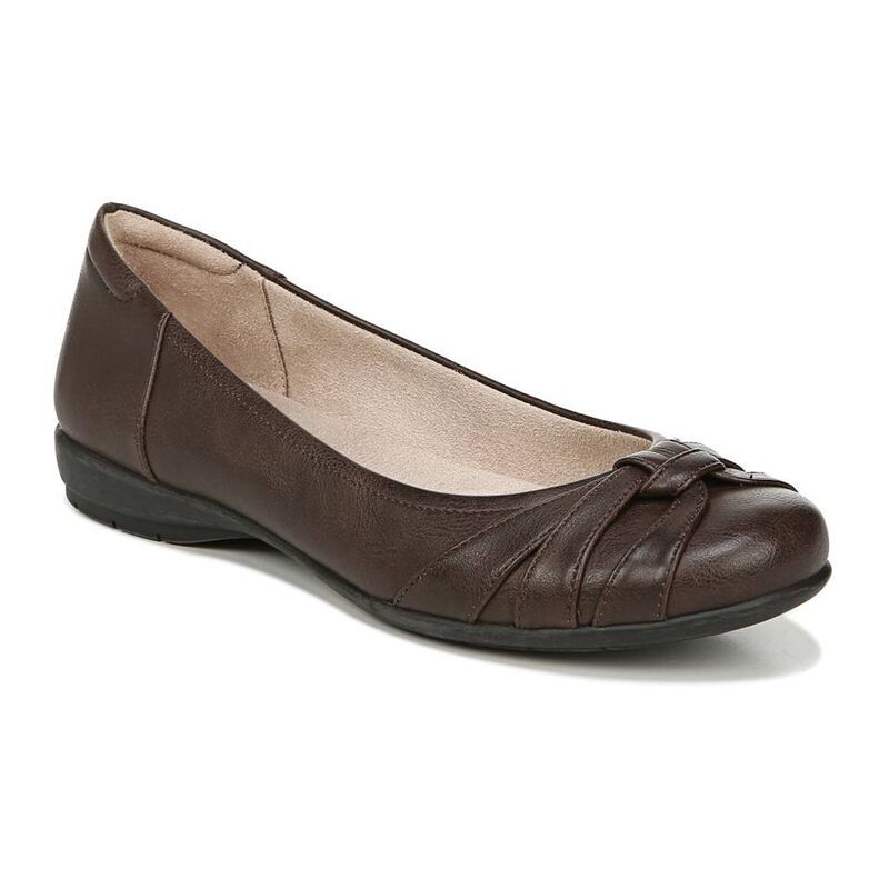 ソウルニュトライザー レディース シューズ サンダル SOUL Naturalizer Gift Womens Ballet Flats Dark Brown ブラウン