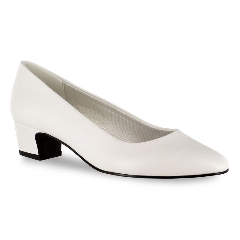 イージーストリート レディース シューズ パンプス ヒール Easy Street Prim Womens Heels White ホワイト