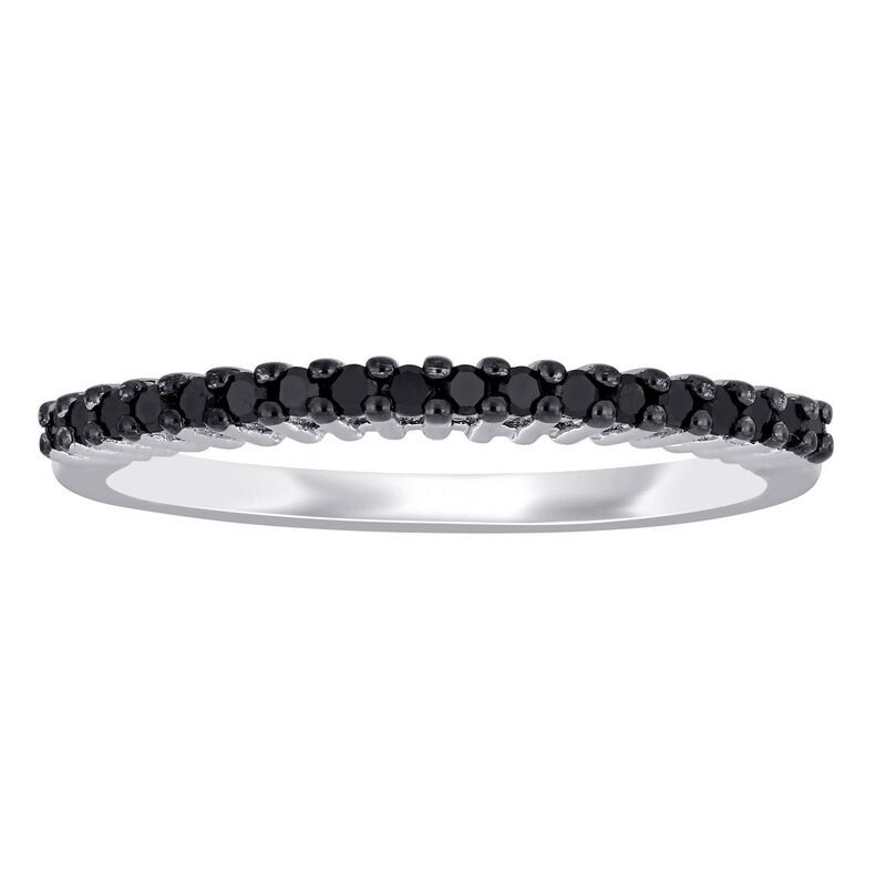 ステラ グレース レディース アクセサリー リング Stella Grace Sterling Silver 15 CaratW Black Diamond Anniversary Band Ster