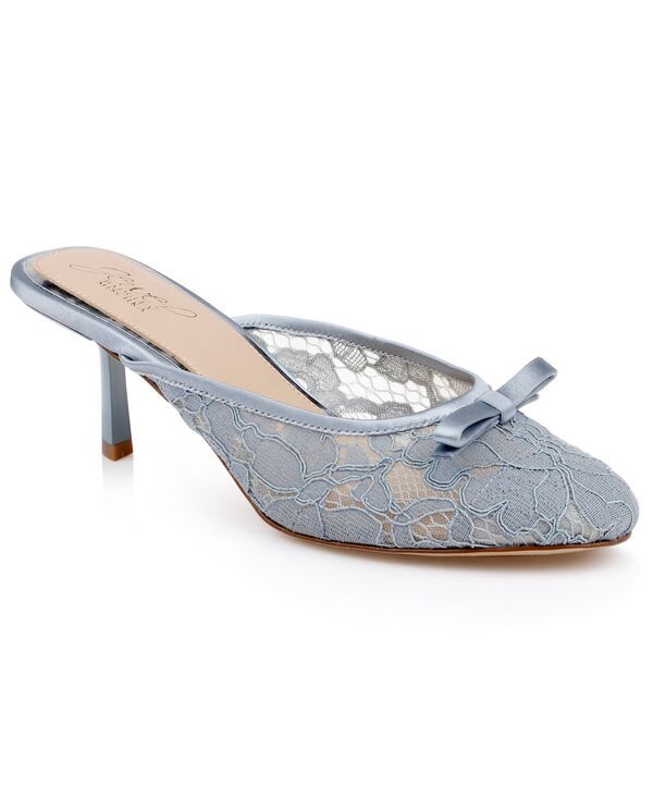 ジュウェルダグレイミシュカ レディース シューズ スリッポン・ローファー Jewel Badgley Mischka Womens Elliott SlipOn Evening Mule Mist B