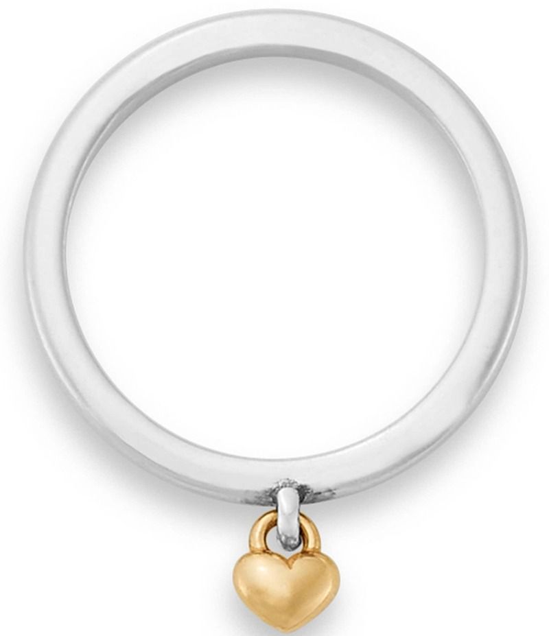 ジェームズ エイヴリー レディース アクセサリー 指輪 プチ James Avery Heart of Gold Petite Dangle Ring Sterling Silver14K Gold