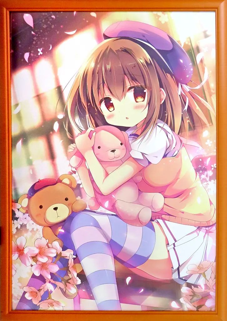 【中古】アニメムック 付属品付)あづみ一樹 複製原画「君と私の境界」 (絵師100人展 07)