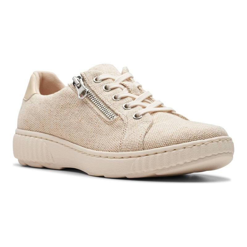 クラークス レディース シューズ スニーカー Clarks Carolinecho Womens Casual Shoes Natural