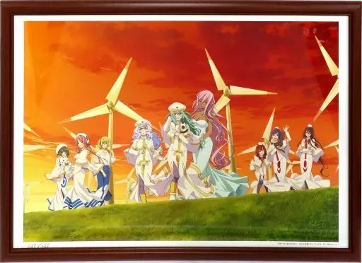 【中古】原画イラストボード 付属品付)『ARIA The BENEDIZIONE』 POP UP Gallery in Akib＠ko 複製原画 「ARIA The CREPUSCOLO」ティザービジュアル