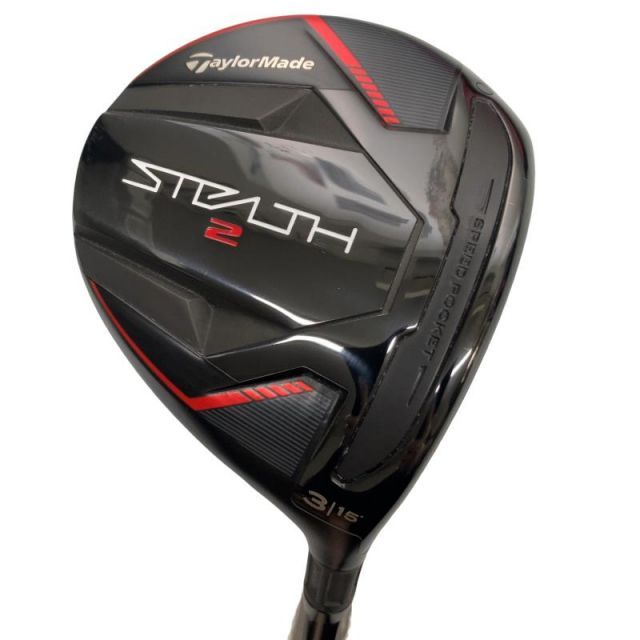 【中古】 テーラーメイド STEALTH2 3W フェアウェイウッド FW TENSEI RED TM50(STEALTH FW) (フレックスS) メンズ 男性用 右利き 右用 Cランク ゴルフクラブ