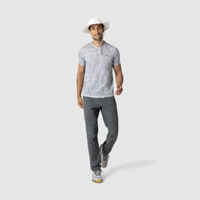 アウトドアリサーチ メンズ トップス シャツ Outdooresearch Echo TShirt Mens Oyster Traverse Print