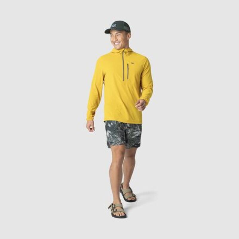 アウトドアリサーチ メンズ トップス シャツ パーカー Outdooresearch Astroman Air Sun Hoodie Mens Amber アンバー