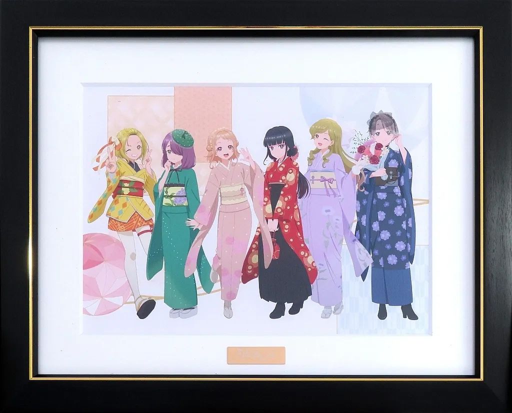 【中古】原画イラストボード 付属品付)うたごえはミルフィーユ キャラファイングラフ
