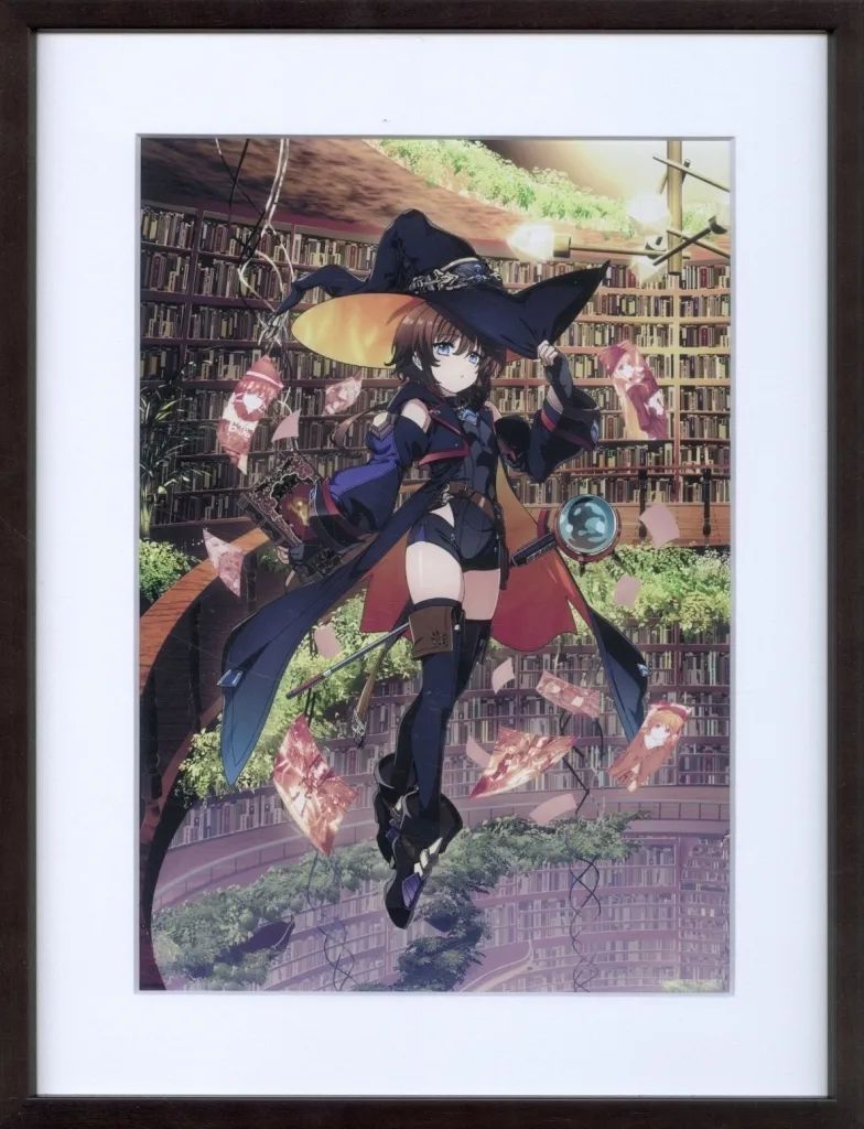 【中古】原画イラストボード 付属品付)魔法少女リリカルなのは 複製原画 リリカルメモリーズVer. シュテル