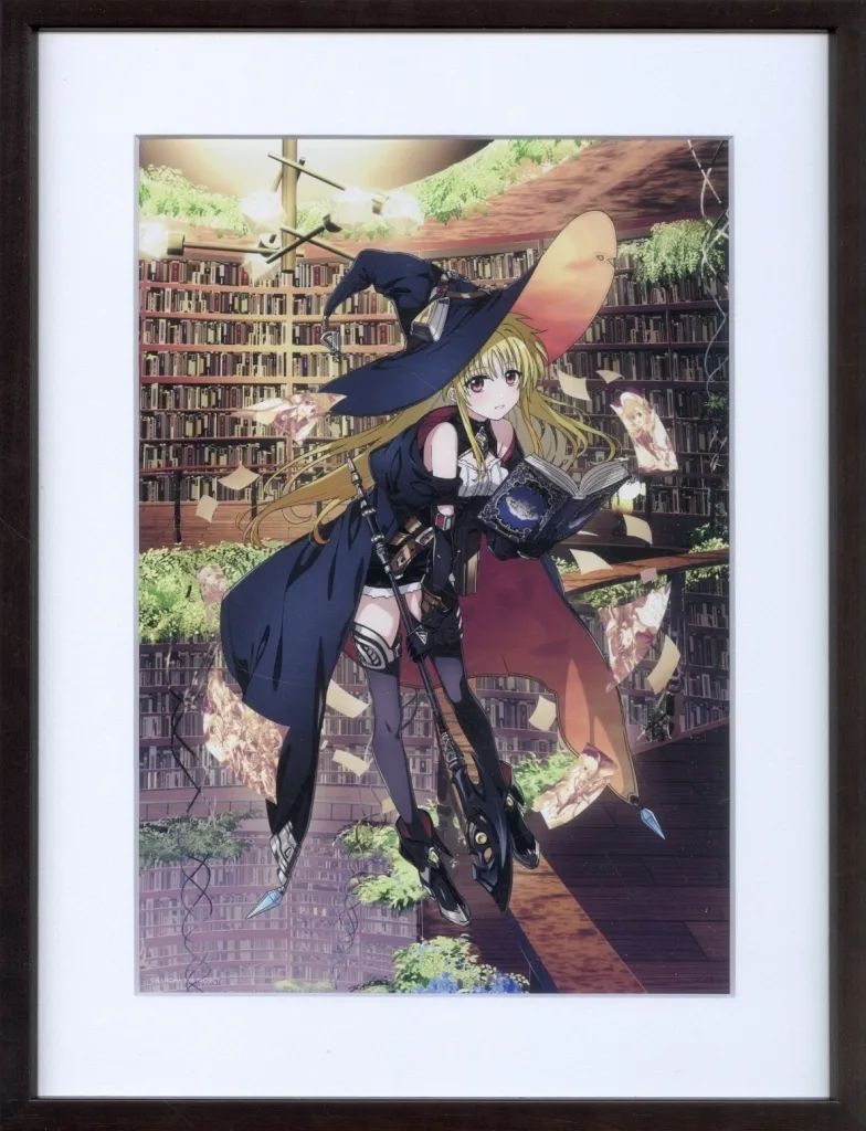 中古】原画イラストボード 付属品付)魔法少女リリカルなのは 複製原画