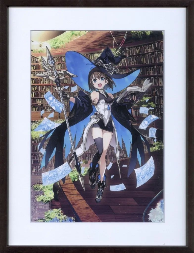 【中古】原画イラストボード 付属品付)魔法少女リリカルなのは 複製原画 リリカルメモリーズVer. はやて