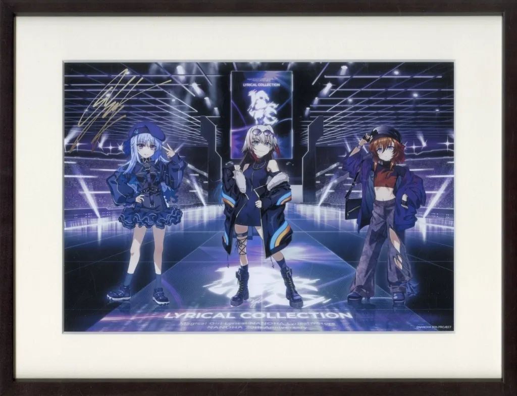 【中古】原画イラストボード 付属品付)魔法少女リリカルなのは 複製原画 リリカルコレクションVer. ティアーチェ、シュテル、レヴィ