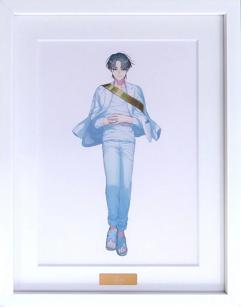 【中古】原画イラストボード 付属品付)MILGRAM -ミルグラム- シドウ 第三審 キャラファイングラフ