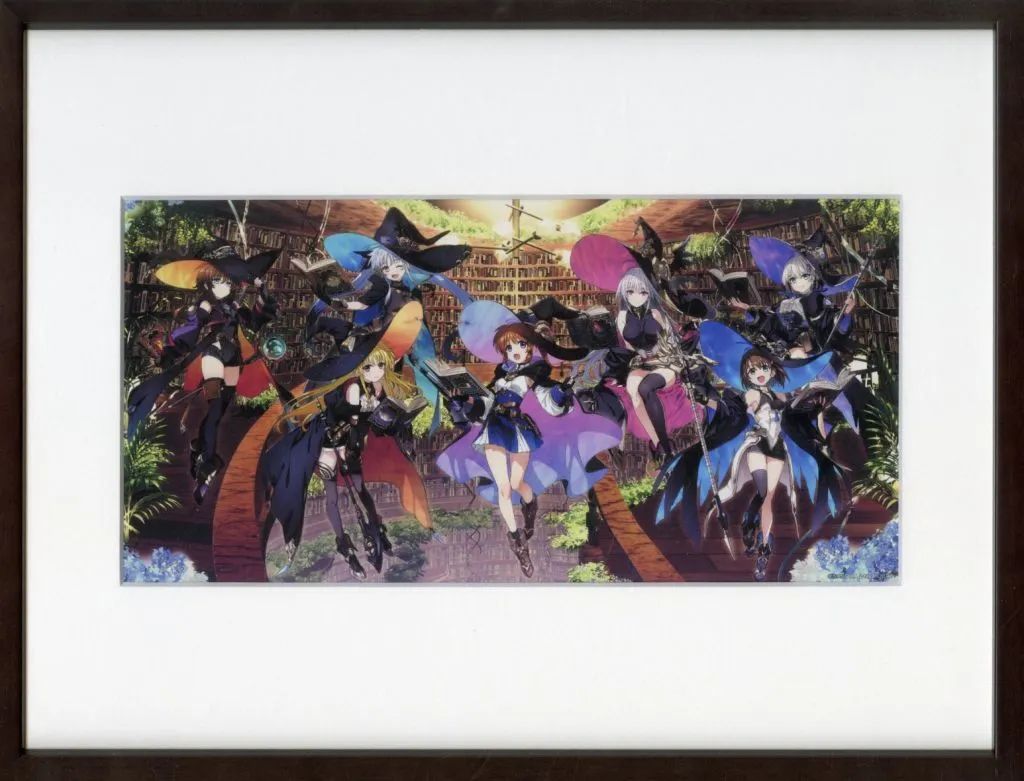 【中古】原画イラストボード 付属品付)魔法少女リリカルなのは 複製原画 リリカルメモリーズVer. 集合