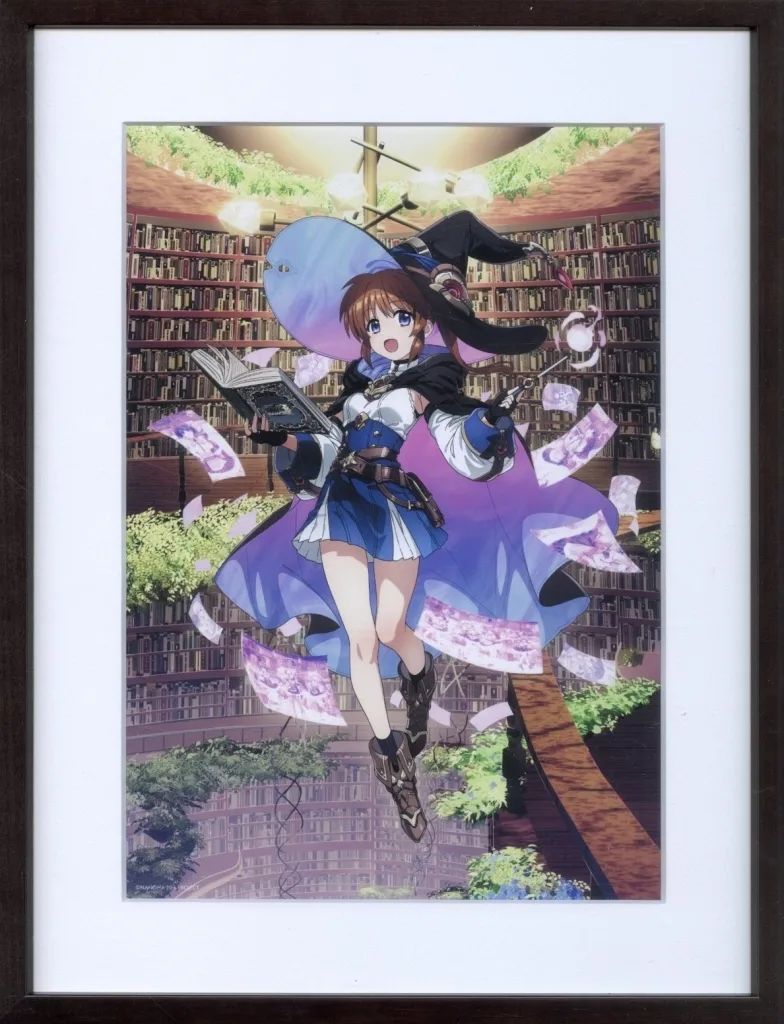 【中古】原画イラストボード 付属品付)魔法少女リリカルなのは 複製原画 リリカルメモリーズVer. なのは
