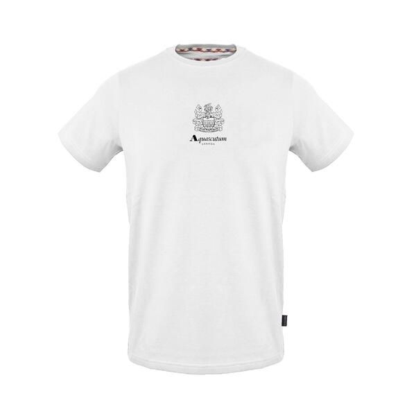 アクアスキュータム メンズ トップス Tシャツ Aquascutumens TShirt White ホワイト