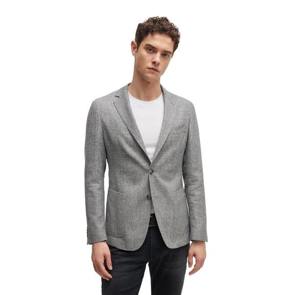 ボス メンズ アウター ジャケット・ブルゾン Boss Mens C Hanry Formal Jacket Silver シルバー