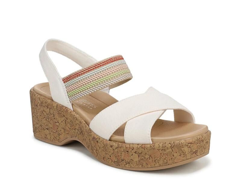 ライフストライド レディース シューズ サンダル プラットフォーム LifeStride Verity Platform Sandal White ホワイト