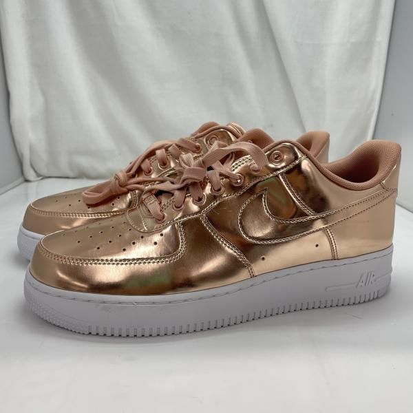 【中古】Nike Women's Air Force 1 Low Metallic Bronze サイズ29cm CQ6566-900[91]