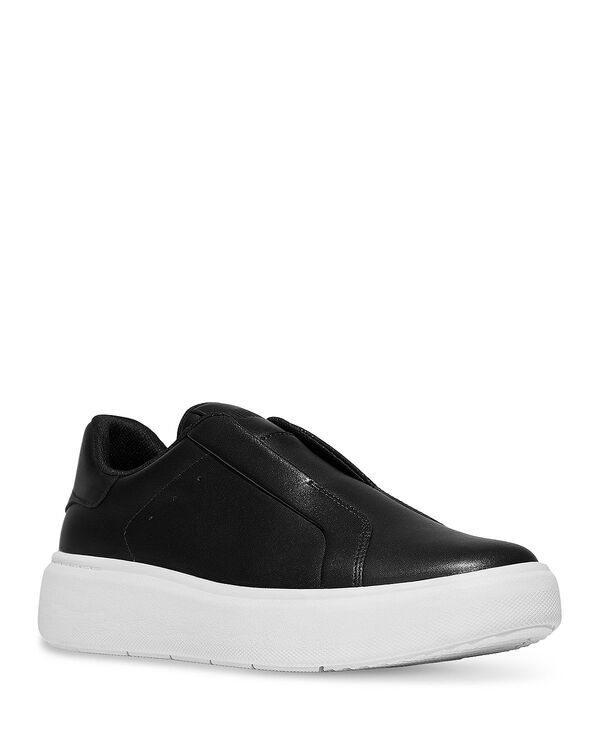 フィットフロップ レディース シューズ スニーカー レザー FitFlop Womens RTG Leather Slip On Sneakers Black ブラック