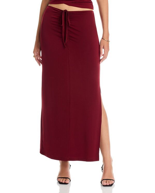 ヴェロモーダ レディース ボトムスカート アンクル Vero Modaisy Ankle Skirt Syrah