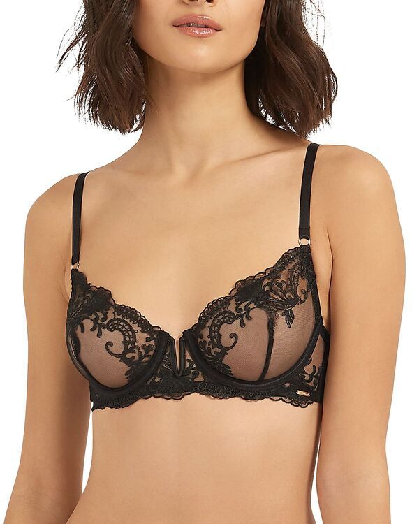 ブルーベラ レディース アンダーウェア ブラジャー Bluebella Marseille Underwire Bra Black ブラック