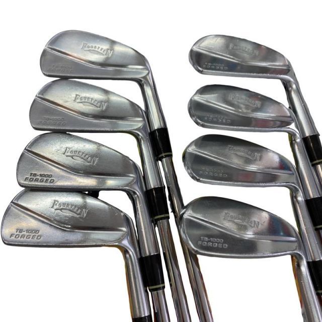 【中古】 フォーティーン TB-1000 FORGED 8S アイアンセット IR リシャフト (フレックスその他) メンズ 男性用 右利き 右用 Cランク ゴルフクラブ