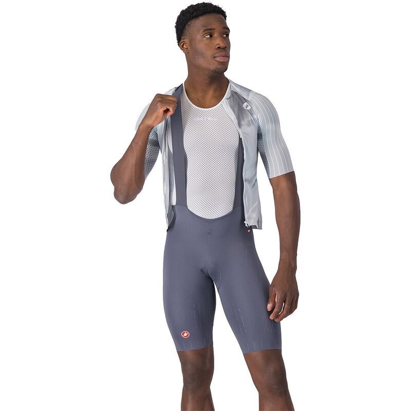 カステリ メンズ ボトムス ハーフパンツ・ショーツ Castelli Free Aero Race S Bib Short Mensmoky Gray グレー