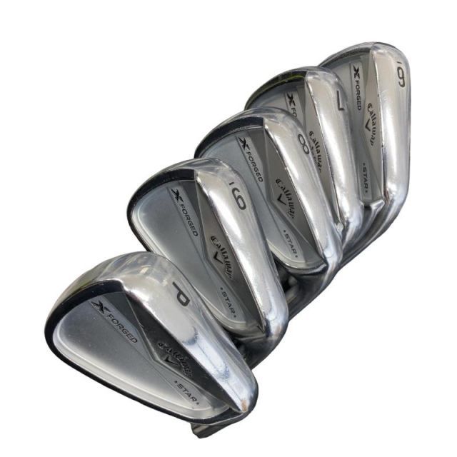 【中古】 キャロウェイ X FORGED STAR(2024) 6S アイアンセット IR NS PRO 950GH neo (フレックスS) メンズ 男性用 右利き 右用 Cランク ゴルフクラブ