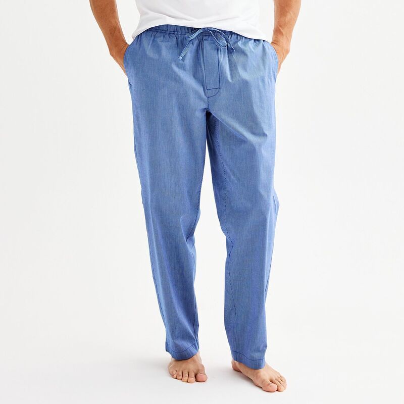 ソノマ レディース アンダーウェア ナイトウェア パンツ Mensonoma Goods For Life Woven Pajama Pants True Blue Pinstripe ブルー