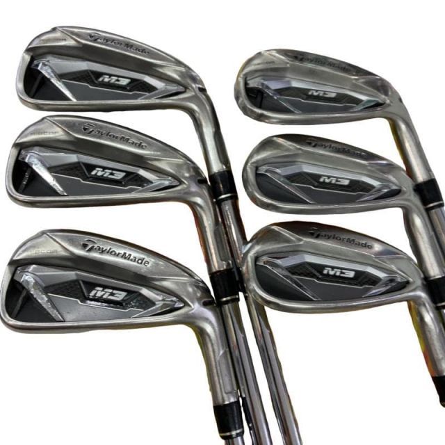 【中古】 テーラーメイド M3 6S アイアンセット IR NS PRO 930GH (フレックスS) メンズ 男性用 右利き 右用 Cランク ゴルフクラブ