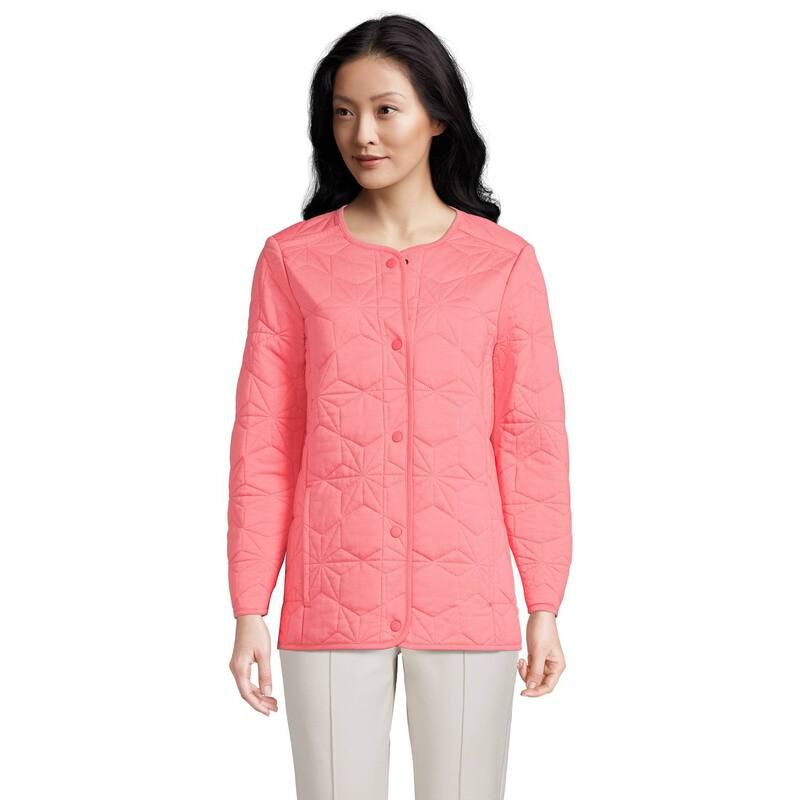 ランズエンド レディース アウター ジャケット・ブルゾン コットン Womens Lands End Insulated Cotton Long Jacket Wood Lily