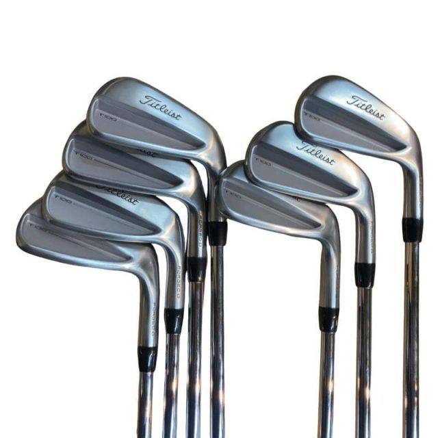 【中古】 タイトリスト Titleist T100(2025) 9S アイアンセット IR 純正特注シャフト (フレックスS) メンズ 男性用 右利き 右用 Cランク ゴルフクラブ
