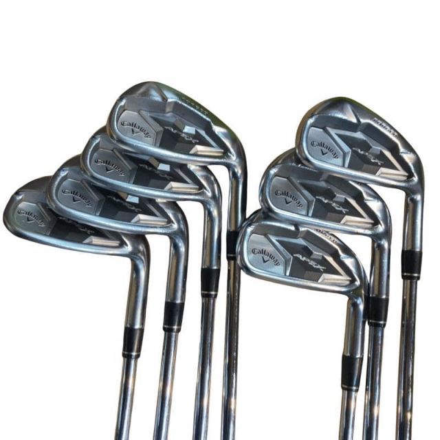 【中古】 キャロウェイ APEX(2019) 8S アイアンセット IR NS PRO MODUS3 TOUR105 (フレックスS) メンズ 男性用 右利き 右用 Cランク ゴルフクラブ