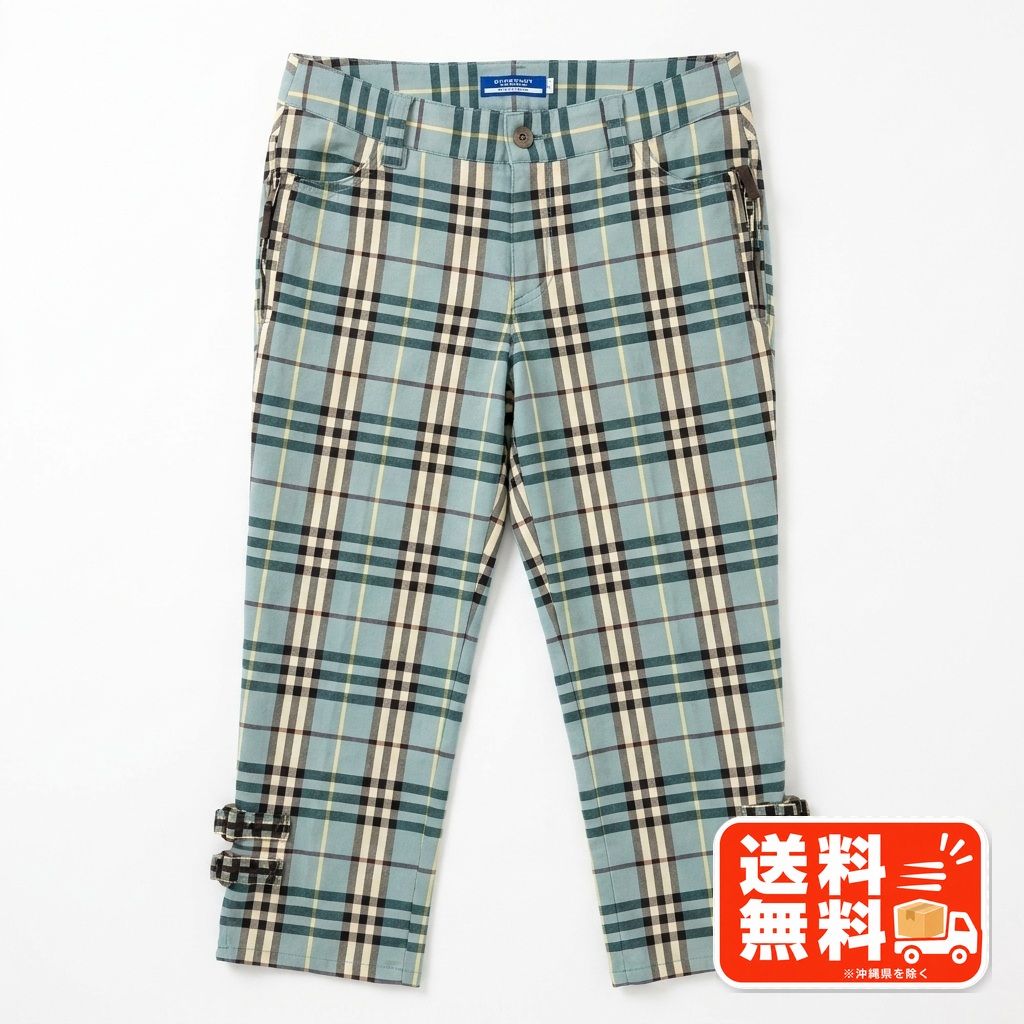 BURBERRY BLUE LABEL バーバリーブルーレーベル チェックパンツ 38