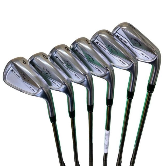 【中古】 キャロウェイ X FORGED STAR(2024) 6S アイアンセット IR NS PRO 950GH neo (フレックスS) メンズ 男性用 右利き 右用 Cランク ゴルフクラブ