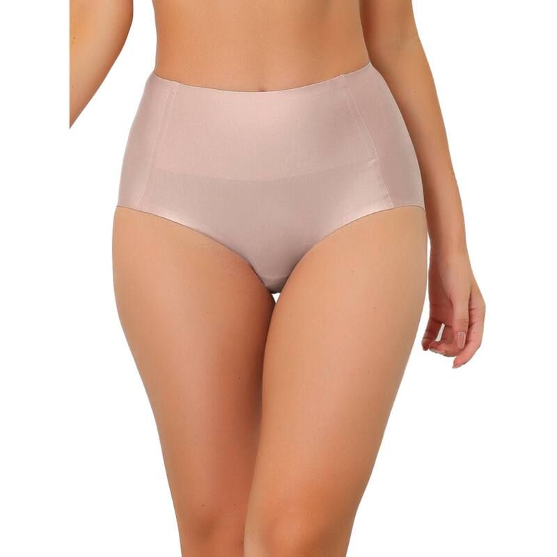アレグラ ケー レディース アンダーウェア パンツ ハイウエスト ALLEGRA K Womens Tummy Control Seamless Hipster Underwear Highwaist