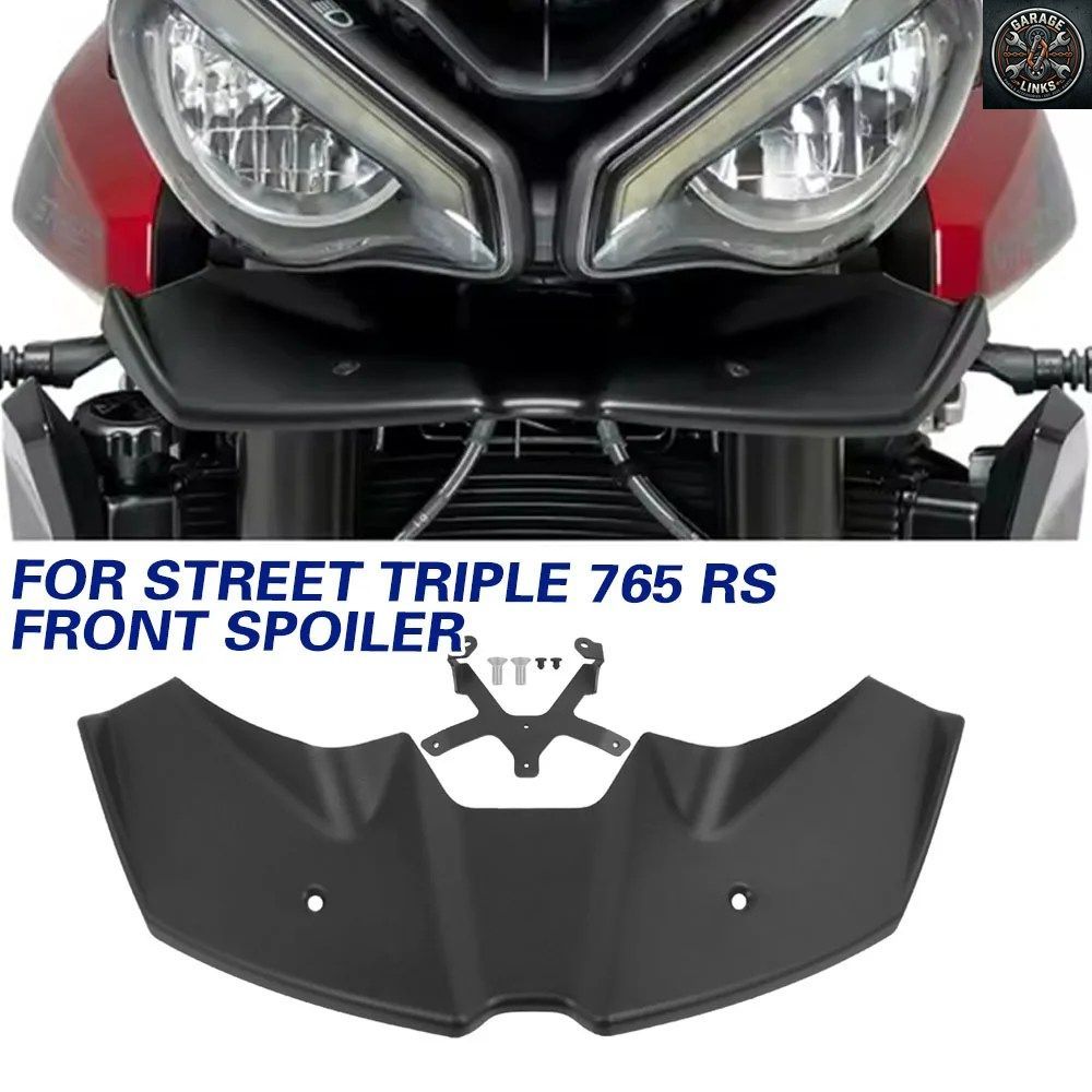 ストリートトリプル 765RS 765R 2023-2025 スピードトリプル 1200RS 2021-2025 ダウンフォース ネイキッド フロントスポイラー エアロダイ