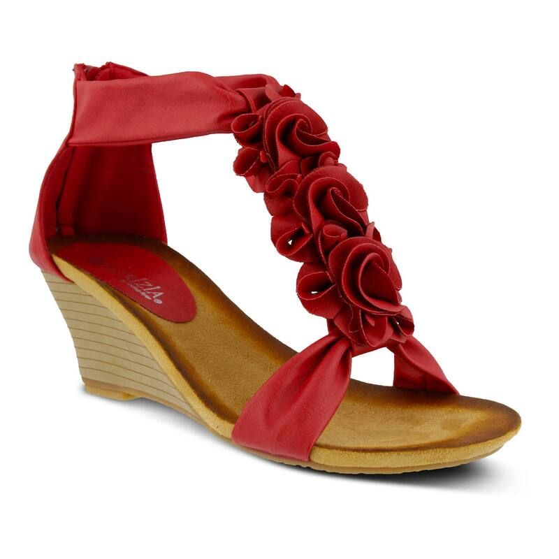 パトリシア レディース シューズ サンダル Patrizia Harlequin Womens Wedge Sandals Red レッド