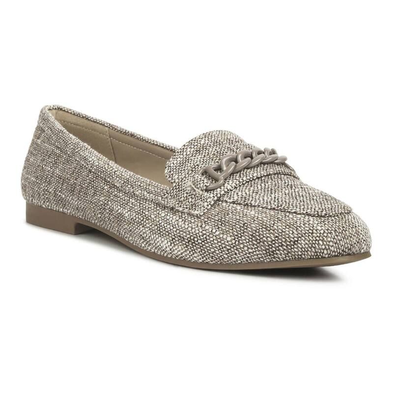 ロンドンラグ レディース シューズ スリッポン・ローファー London Rag Womens Chain Embellished Loafers Brown ブラウン