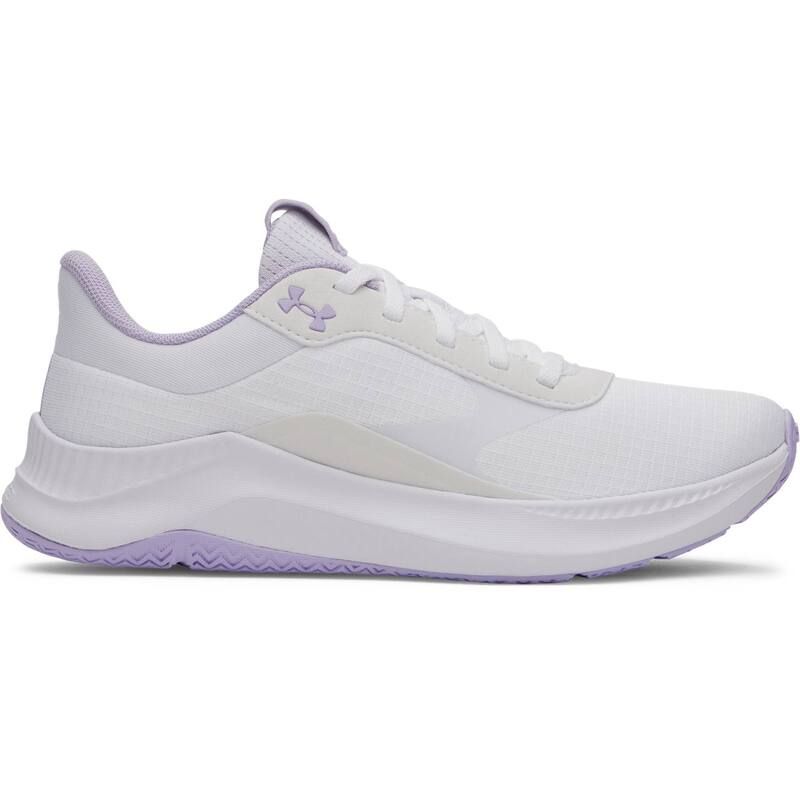 アンダーアーマー レディース シューズ スニーカー レース Under Armour Aurora 3 Lightweight LaceUp Womens Training Shoes White P