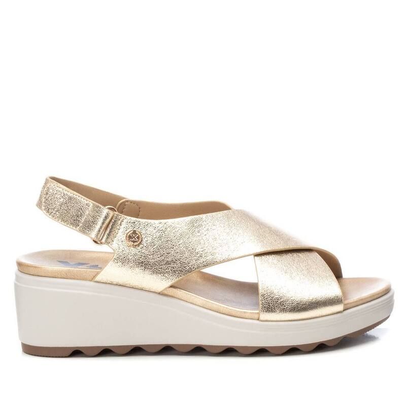 キシタイ レディース シューズ サンダル Womens Wedge Sandals By XTI 142700 Gold ゴールド
