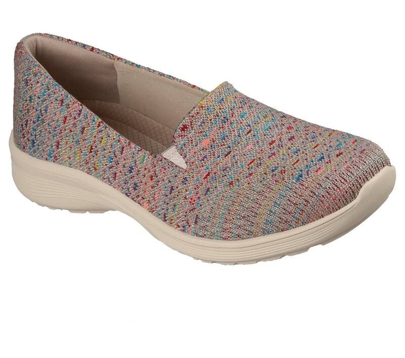 スケッチャーズ レディース シューズ サンダル リラックスフィット スニーカー Skechers Relaxed Fit WomenslipOn Comfort Sneakers Taupe Mult