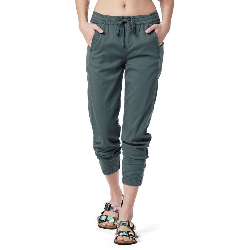 ユニオンベイ レディース ボトムス カジュアルパンツ Tシャツ Juniors UNIONBAY Stretch Soft Sateen Jogger Pantstarlight Blue ブルー