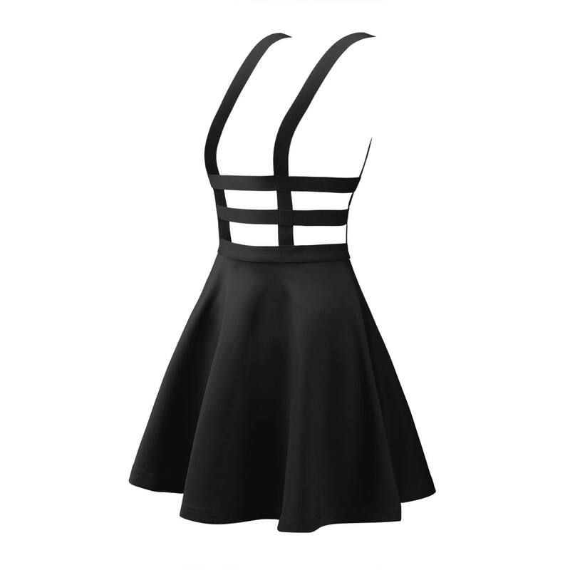 アレグラ ケー レディース ボトムスカート A ライン プリーツ ミニ ALLEGRA K Womenstretchy Straps Elastic Waist Pleated A Line Mini