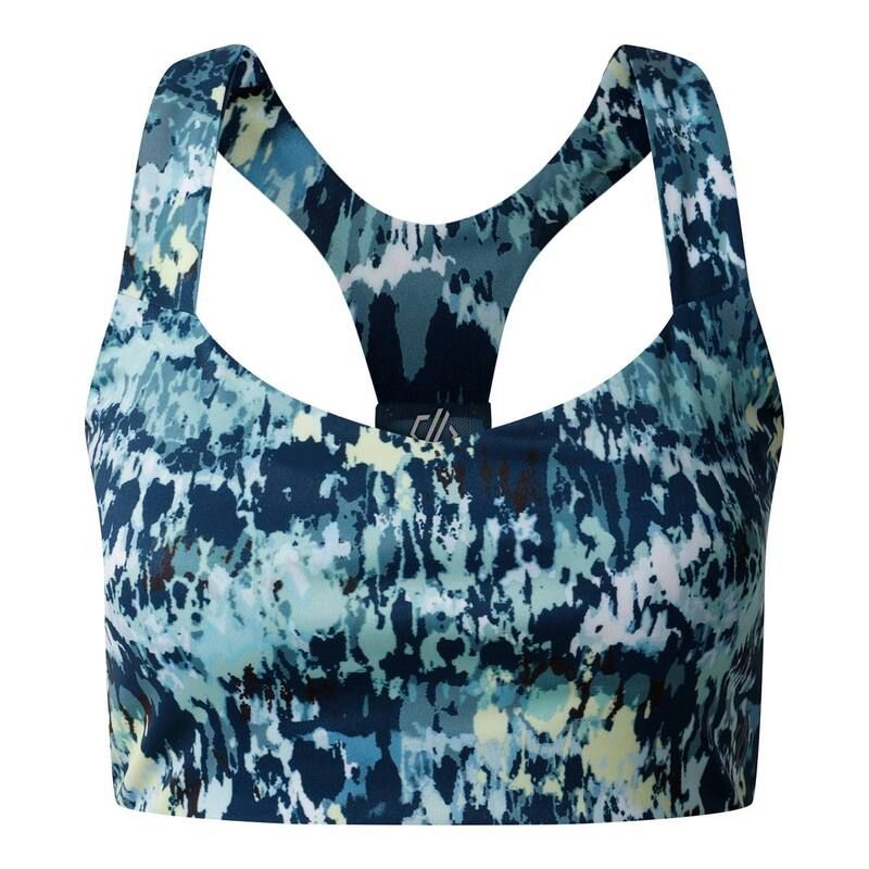 デアツービー レディース アンダーウェア ブラジャー プリント Dare 2B WomensLadieswift III Dash Print Sports Bra Mist